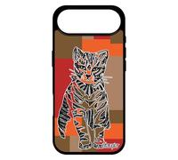 utaupia Coque pour iPhone 17 Air en Silicone Chat azteque Cadeau de Noel Cover Rigide Antichoc Souple geometrique felin Petit Ethnique