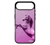 utaupia Coque pour iPhone 17 Air en Silicone Cheval Rose Mobile Telephone Equitation Animal Case Animaux Design Noir Poulain Texture Poney