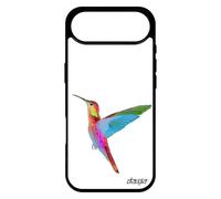 utaupia Coque pour iPhone 17 Air en Silicone Colibri Rigide Bumper Floral Design ecologie Nature Animal Case Fleurs Animaux Antichoc Plumes
