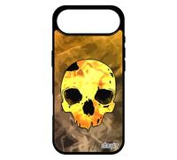 utaupia Coque pour iPhone 17 Air Silicone Tete de Mort Pas Cher Aluminium Horreur Masque Cadeau de Noel Pirate Rock Street Art personnalisé