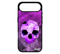 utaupia Coque pour iPhone 17 Air Silicone Tete de Mort personnalisé Emo Hardrock Enfer Telephone feu Bumper Crane Case de Protection os TPU