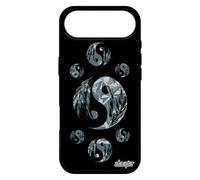 utaupia Coque pour iPhone 17 Air Silicone Yin et Yang Solide imprimé Noir Masculin Feminin Graphique Asie Gris Cadeau Fete des Peres Plume