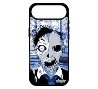 utaupia Coque pour iPhone 17 Air Silicone Zombie Fin du Monde Bleu Mort Vivant ruine 4G Halloween Squelette Bumper Horreur fantome Noir ado