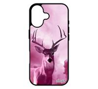 utaupia Coque pour iPhone 17 en Silicone cerf Telephone Design Nuage Animaux Case Faon Animal cervide Bumper Ciel Brame biche Foret Souple