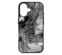 utaupia Coque pour iPhone 17 en Silicone Peinture Effet Acrylique Fond decoratif Gris Housse Original Matiere Rigide Motif Jolie marbre