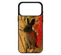 utaupia Coque pour iPhone 17 Pro Max en Bois Silicone Lapin Vert lièvre de paques Design Souple Housse 4G Solide Portable Made in France