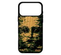 utaupia Coque pour iPhone 17 Pro Max en Bois Silicone Portrait Militaire Camouflage Art Peinture Case Portable Artistique armée Vert Visage