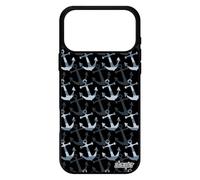 utaupia Coque pour iPhone 17 Pro Max en Silicone Ancre Tapisserie Tattoo Gris marinière Colore Etui Telephone de Bateau 4G Art Bumper