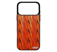 utaupia Coque pour iPhone 17 Pro Max en Silicone marbre Design Metal Gel Peinture Smartphone Orange Original coloré Acrylique Texture