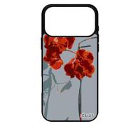 utaupia Coque pour iPhone 17 Pro Max en Silicone orchidée Fleur Plante Exotique Jolie 4G Femme Peinture Couleur Portable Unique Nature