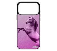 utaupia Coque pour iPhone 17 Pro Max Silicone Cheval TPU Texture Effet Design personnalisé Portable Animaux Poney Telephone Rose Equitation
