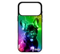 utaupia Coque pour iPhone 17 Pro Max Silicone Chien Chiot Animaux Metal personnalisé de Protection Housse Telephone Arc en Ciel Design Vert