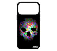 utaupia Coque pour iPhone 17 Pro Max Silicone Crane Squelette Etui 2000 Go Enfer Emo Case Pirate Metal Halloween Tete de Mort Peinture Peur