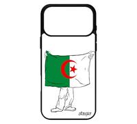 utaupia Coque pour iPhone 17 Pro Max Silicone Drapeau Algerie algerien Can Coupe du Monde Coupe d'afrique Original jo 4G Housse Basket TPU