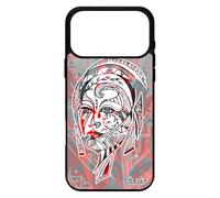 utaupia Coque pour iPhone 17 Pro Max Silicone Femme 4G Dessin Fille Bumper Portrait Plume Rouge azteque Case psychédelique Ethnique Pastel