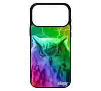 utaupia Coque pour iPhone 17 Pro Max Silicone Hibou Design Noir Oiseau Multicolore Animaux Original Animal Jaune Eclair Antichoc Chouette