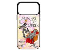 utaupia Coque pour iPhone 17 Pro Max Silicone Humour j'peux Pas j'dois Garder Mon Chat Animaux Je Cartoon Dessin jpeux Mobile Drole de