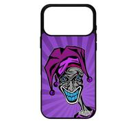 utaupia Coque pour iPhone 17 Pro Max Silicone Joker Clown Motif Visage Case Design Horreur Super Heros Comics Rigide Violet Housse de