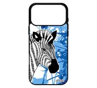 utaupia Coque pour iPhone 17 Pro Max Silicone Zebre Telephone Mobile Gel Noir et Blanc Kenya Cheval Ethnique Feuilles Fleur Portable Noir