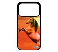 utaupia Coque pour iPhone 17 Pro Silicone Cheval Poulain 4G Telephone Equitation Poney Animal Animaux Orange Housse Ciel de Made in France