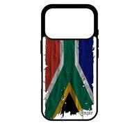 utaupia Coque pour iPhone 17 Pro Silicone Drapeau Afrique du sud Africain Football Rugby Foot Tissu Republique jo Can
