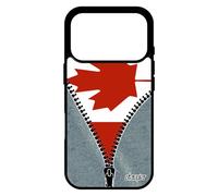 utaupia Coque pour iPhone 17 Pro Silicone Drapeau Canada Canadien Foot jo Basket Metal Coupe du Monde Jeans Made in France