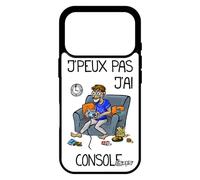utaupia Coque pour iPhone 17 Pro Silicone j'peux Pas J'Ai Console Telephone Geek Bande dessinée Je Unique Humoristique jpeux Gel Drole Noir