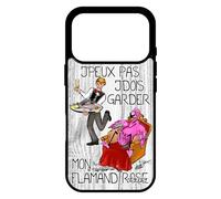 utaupia Coque pour iPhone 17 Pro Silicone j'peux Pas j'dois Garder Mon Flamant Rose de Protection Humour alu Cartoon Gris Drole Smartphone