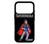 utaupia Coque pour iPhone 17 Pro Silicone Super bricolo Original Housse BD Comics Cadeau d'anniversaire Noir Antichoc Papy Texte Papa Drole
