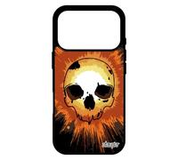 utaupia Coque pour iPhone 17 Pro Silicone Tete de Mort Explosion Housse Fantastique Enfer Smartphone Squelette Emo Halloween Orange Pirate