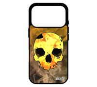utaupia Coque pour iPhone 17 Pro Silicone Tete de Mort Squelette Antichoc Mobile Tattoo Cadeau de Noel Pas Cher Crane Street Art fumee
