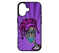 utaupia Coque pour iPhone 17 Silicone Joker Comics Clown Super Heros Motif Horreur de Protection Bande dessinée Housse Humour Visage