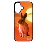 utaupia Coque pour iPhone 17 Silicone Lapin Gel Telephone Orange Portable belier Noir Animaux lièvre lapine Original Mobile Ciel de paques