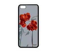 utaupia Coque pour iPhone 5C Silicone orchidée Fleur alu Femme Rouge Love Couleur pour Apple iPhone 5C