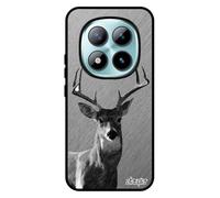 utaupia Coque pour Redmi Note 15 Pro 5G Silicone cerf Animal Rigide Design Gris Animaux Foret cervide biche Case Dessin Brame Faon Housse pour Xiaomi