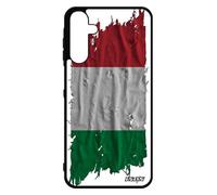 utaupia Coque pour Samsung A15 4G 5G en Silicone Drapeau Italie Italien Rugby Case Euro Tissu Foot Telephone jo Antichoc Galaxy