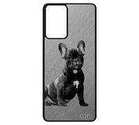 utaupia Coque pour Samsung A52S en Silicone Chien Bulldog Francais Gris Mignon Animal 5G Etui de Protection Design Dessin Chiot Effet Galaxy