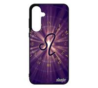 utaupia Coque pour Samsung A55 5G Silicone Signe Lion Violet Avenir du Zodiaque Etoiles 4G Portable Horoscope Univers Telephone Femme Galaxy