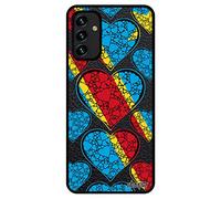 utaupia Coque pour Samsung Galaxy A13 4G Silicone Drapeau rdc Congo Kinshasa congolais Coeur Foot Metal Football jo Made in France