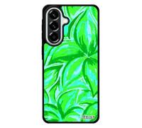 utaupia Coque pour Samsung Galaxy A57 5G en Silicone Fleurs Mobile Portable Bumper Nature Texture Floral Vert de Protection Original Bouquet Gel