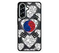 utaupia Coque pour Samsung Galaxy A57 5G Silicone Drapeau Corée du sud coréen K-Pop Case Taegeukgi Seoul de Protection Passion K-Drama 4G alu Fan