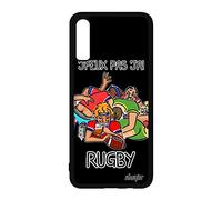 utaupia Coque pour Samsung Galaxy A70 Silicone j'peux Pas J'Ai Rugby Drole Sport Smartphone Humoristique Housse Coupe d'europe Comique Noir