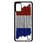 utaupia Coque pour Samsung Galaxy A71 Silicone Drapeau France français Euro Basket Football de Protection Noir Tricolore Coupe du Monde Foot