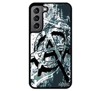 utaupia Coque pour Samsung Galaxy S22+ Plus Silicone Anarchie Rock ni Dieu ni Maitre Hardrock TPU Dessin tag Bumper Street Art de Made in France
