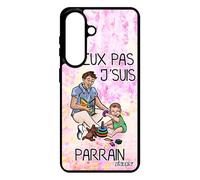 utaupia Coque pour Samsung Galaxy S26+ Plus Silicone j'peux Pas j'suis Parrain Je Drole Design Comique Telephone Rigide jpeux Texte Etui Dessin