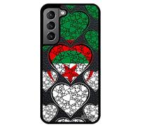 utaupia Coque pour Samsung S22 Silicone Drapeau Algerie algerien Foot Case personnalisé Telephone Can jo I Love Coeur Cover Basket Housse Galaxy