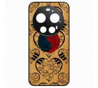 utaupia Coque pour Xiaomi 17 Ultra en Bois Silicone Drapeau Corée du sud coréen Taegeukgi Seoul Passion K-Pop Etui Fan 4G I Love Coeur K-Drama pour Xiaomi