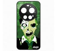 utaupia Coque pour Xiaomi 17 Ultra Silicone Zombie de Protection Homme Brouillard Horreur 4G Apocalypse TPU Nuage Cover Vert Halloween Gore fumee pour Xiaomi