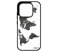 utaupia Coque pour Xiaomi 17silicone Carte Monde personnalisé Globe Noir Jolie Motif geographie planete Terre Atlas Effet Antichoc Gris de