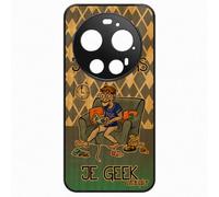 utaupia Coque pour Xiaomi 17Ultra Bois Silicone j'peux Pas Je Geek Texte Rigide Humour Console Je Drole Bleu Gamer Bande dessinée Noir Play
